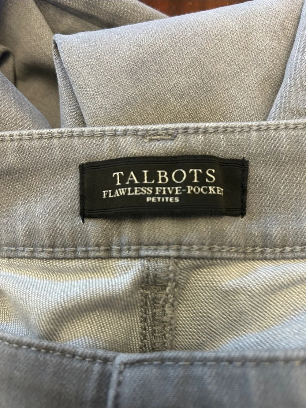 Talbots gray Boyfriend jeans Size 2P EUC